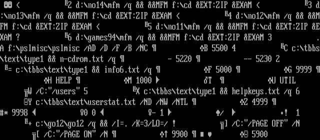 ANSI art: MENU5200.CTL